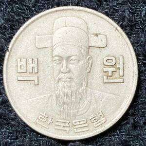 韓国　大韓民国　KOREA　100WON 100ウォン　硬貨 特年　１９７４年特年 古銭 硬貨 外国コイン