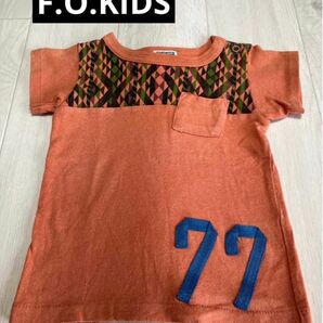 【デザインがオシャレ】F.O.KIDS 90cm 夏物 半袖 tシャツ 半袖Tシャツ