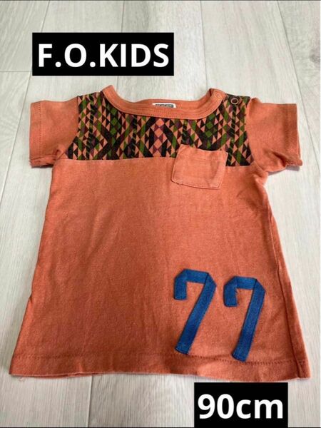 【デザインがオシャレ】F.O.KIDS 90cm 夏物 半袖 tシャツ 半袖Tシャツ