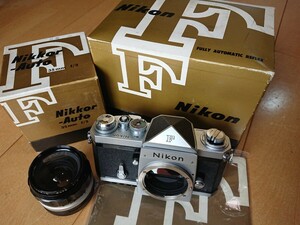 ニコン F 35mm F2 元箱 シリアル一致 Nikon ニッコール Nikkor ジャンク