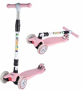  new type 2 color scooter folding type for children 3 wheel brake attaching Kics ke-ta3 wheel Kids scooter i-ji