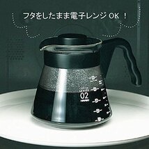 HARIO(ハリオ) V60 コーヒーサーバー 実用容量 700ml ブラック 日本製 VCS-02B_画像2