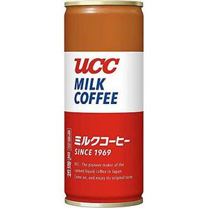 UCC milk coffee can coffee 250ml×30ps.