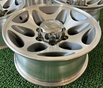 ★三菱 ミツビシ MITSUBISHI 純正 パジェロ 16インチ 16×7J +10 139.7 6H 4本Set アルミホイール 中古 ★1本歪み有、腐食有 ★送料無料_画像5