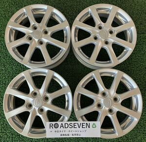 ★SUBARU Subaru PleoPlus / Stella(LA)Genuine 14 Inch 14×4.5J +45 PCD100 4H ハブ:約54 4本Set アルミWheels 中古 ★送料無料