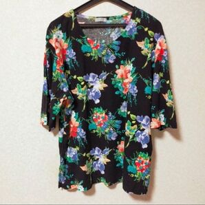 Liz to Liz 花柄 カットソー