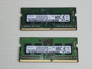 SAMSUNG ノートPC用メモリ DDR4 4GB×2枚