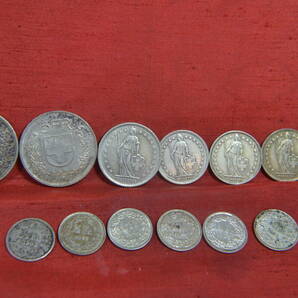 身辺整理・スイス銀貨１２枚の画像8