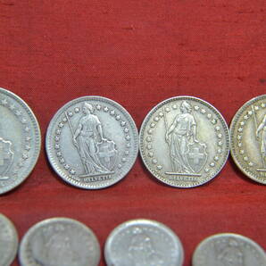 身辺整理・スイス銀貨１２枚の画像5