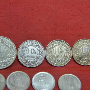 身辺整理・スイス銀貨１２枚の画像4
