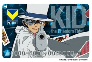 名探偵コナン（怪盗キッド） Vポイントカード　新品未使用　１枚　旧 Tカード