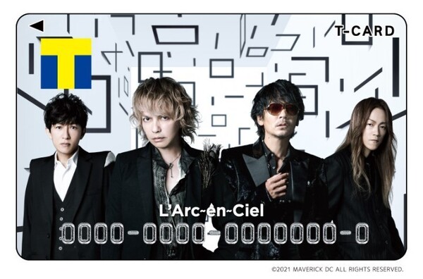匿名配送 Tカード L'Arc~en~Ciel ラルクアンシエル 新品未使用 1枚 Vポイントカード