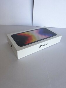 【外箱のみ】iPhoneSE Midnight 64GB ミッドナイト　化粧箱 　スマートホン