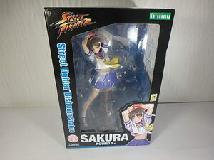 KOTOBUKIYA Street Fighter figure SAKURA ROUND2 unopened goods 
