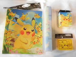  Pokemon Card Game Pikachu large set collection file Raver play mat da mechanism n case deck case set 