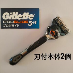 【正規】Gillet PROGLIDE ジレットプログライド5＋1 刃付本体2個