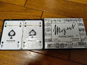 MOZART モーツァルト Playing Cards PIATNIX トランプ 未開封