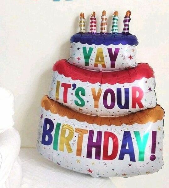 新品 誕生日 風船 巨大 ビッグ ケーキ 飾り パーティー