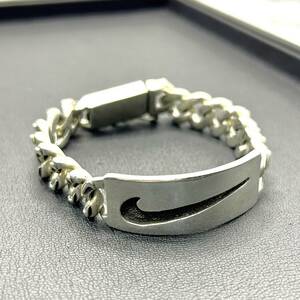 11976★NIKE ナイキ シルバー SILVER 925 ブレスレット チェーンブレス アクセサリー シルバー silver レア 希少品 存在感有 銀 傷あり