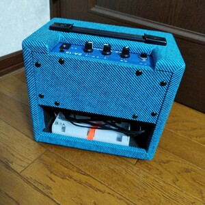 Guyatone　さうんど　大正琴アンプ　ブルーツイード　ギターアンプ