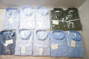 [J12.O] unused! set sale! 10 point Y shirt long sleeve L size La Fete Bieu color various . summarize set commuting wash change business use 