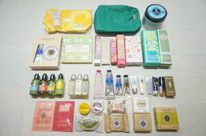 [K23A] large amount!39 point!L*OCCITANE L'Occitane set sale pouch /o-doto crack / cream / shampoo / hand cream / soap / beauty care liquid other 