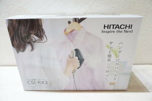 [N35.O]HITACHI Hitachi одежда отпариватель CSI-RX3 оникс черный 2022 год производства вдоволь пар + надежно утюг электризация подтверждено 