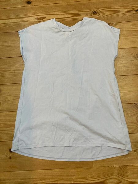 半袖Tシャツ Tシャツ ユニクロ　160 薄い水色