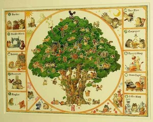 * подлинный произведение * популярный иллюстратор большой размер гравюра на дереве север рисовое поле .[.... дерево ] возможно love казаться произведение ограничение 100 часть ось re-/MINORU KITADA/.../ белка / хомяк 