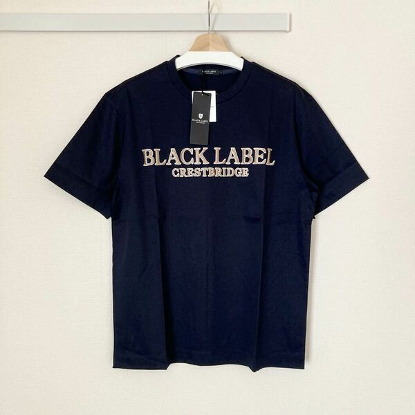 【新品タグ付・定価16,500円】ブラックレーベルクレストブリッジ 半袖Tシャツ L BURBERRY BLACK LABEL CRESTBRIDGE 