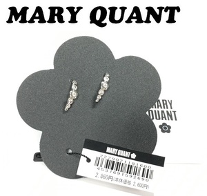 [MARY QUANT](NO.2618) Mary Quant серьги Cubic Zirconia серебряный не использовался Мали kwa