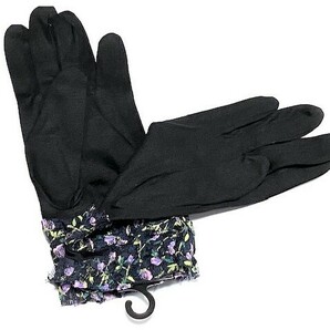 【ANNA SUI】(NO.4895)アナスイ UV手袋 ブラック 日焼け・紫外線防止 接触冷感 未使用の画像4