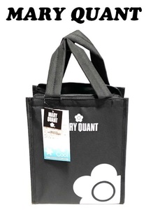 [MARY QUANT](NO.6093) Mary Quant keep cool bag lunch bag ( black ) unused Mali kwa