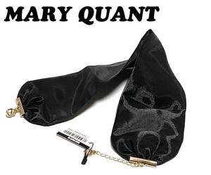 【MARY QUANT】(NO.5935) マリークワント チョーカー　ブラック　幅広　未使用　マリクワ