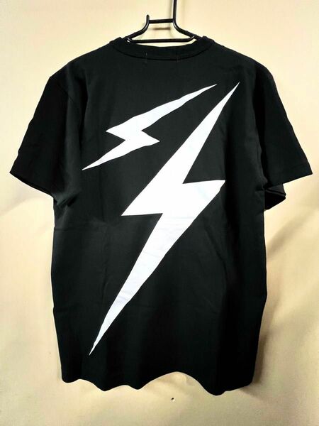 新品　LIGHTNING BOLT POCKET T-shirt （ライトニングボルトポケットTシャツバックプリント）BLACK