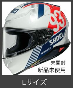 SHOEI бесплатная доставка &1 иен старт!! Shoei Z-8 retro MM93 Mike maru kesL размер новый товар не использовался нераспечатанный товар 