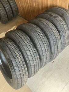 205/80R17.5 120/118L RIB265 ブリヂストン　新車外し　6本セット