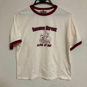 セサミストリート　半袖　Tシャツ 半袖プリントTシャツ ホワイト