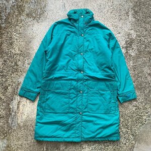 【XS/S】LL Bean ウールライナー コート ジャケット グリーン 青緑■ビンテージ オールド レトロ アメリカ古着 80s エルエルビーン