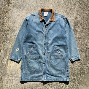 【S/M】USA製 Calvin Klein デニムジャケット■ビンテージ オールド レトロ アメリカ古着 ハーフコート カルバンクラインスポーツ 80s/90s