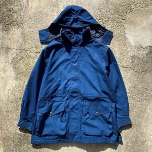 【L/XL】LANDS' END マウンテンパーカー ジャケット 青■ビンテージ オールド レトロ アメリカ古着 ランズエンド 2000s