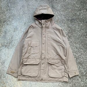 【M】Woolrich マウンテンパーカー ジャケット ライトグレー■ビンテージ オールド レトロ アメリカ古着 80s ウールリッチ USA製