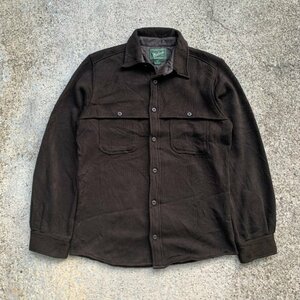 【M/L】Woolrich 長袖フリースシャツ ジャケット 焦げ茶■アメリカ古着 ウールリッチ 2000s Y2K アウトドア