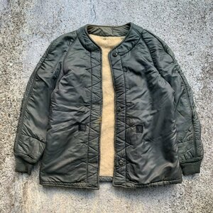 【S/M】50s USAF キャトルジャケット ウールパイルライナー■ビンテージ オールド ミリタリー カーディガン アメリカ古着 黒タグ