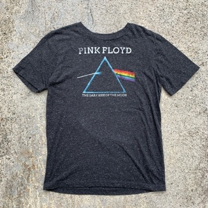 【XS/S】PINK FLOYD 狂気 プリントTシャツ ダークグレー■アメリカ古着 バンド ピンクフロイド ダークサイドオブザムーン