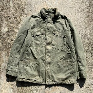 【XL】BANANA REPUBLIC M-65タイプ ミリタリージャケット セージグリーン■ビンテージ オールド レトロ アメリカ古着 コート