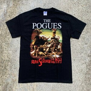 【M】デッドストック 2014s THE POGUES バンドTシャツ ブラック 黒■アメリカ古着 ツアーT ロック ケルティックパンク ポーグス No.5