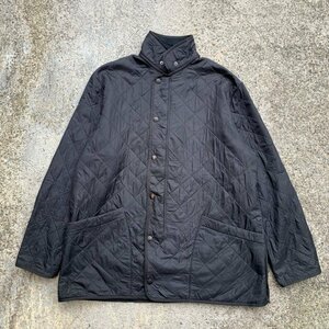 【XL】Barbour ポーラーキルト ジャケット グレー■ビンテージ オールド レトロ ヨーロッパ古着 キルティング バブアー