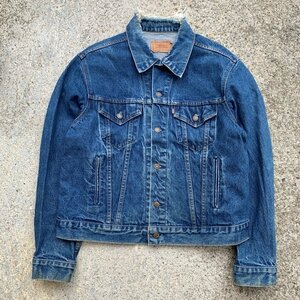 【L/XL 46】80s USA製 Levi's 70506 デニムジャケット■ビンテージ オールド アメリカ古着 リーバイス オリジナル ジージャン トラッカー