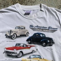 【M/L】FORD アメ車 プリントTシャツ ホワイト 白■ビンテージ オールド レトロ アメリカ古着 コットン ギルダン クラシックカー 旧車_画像2